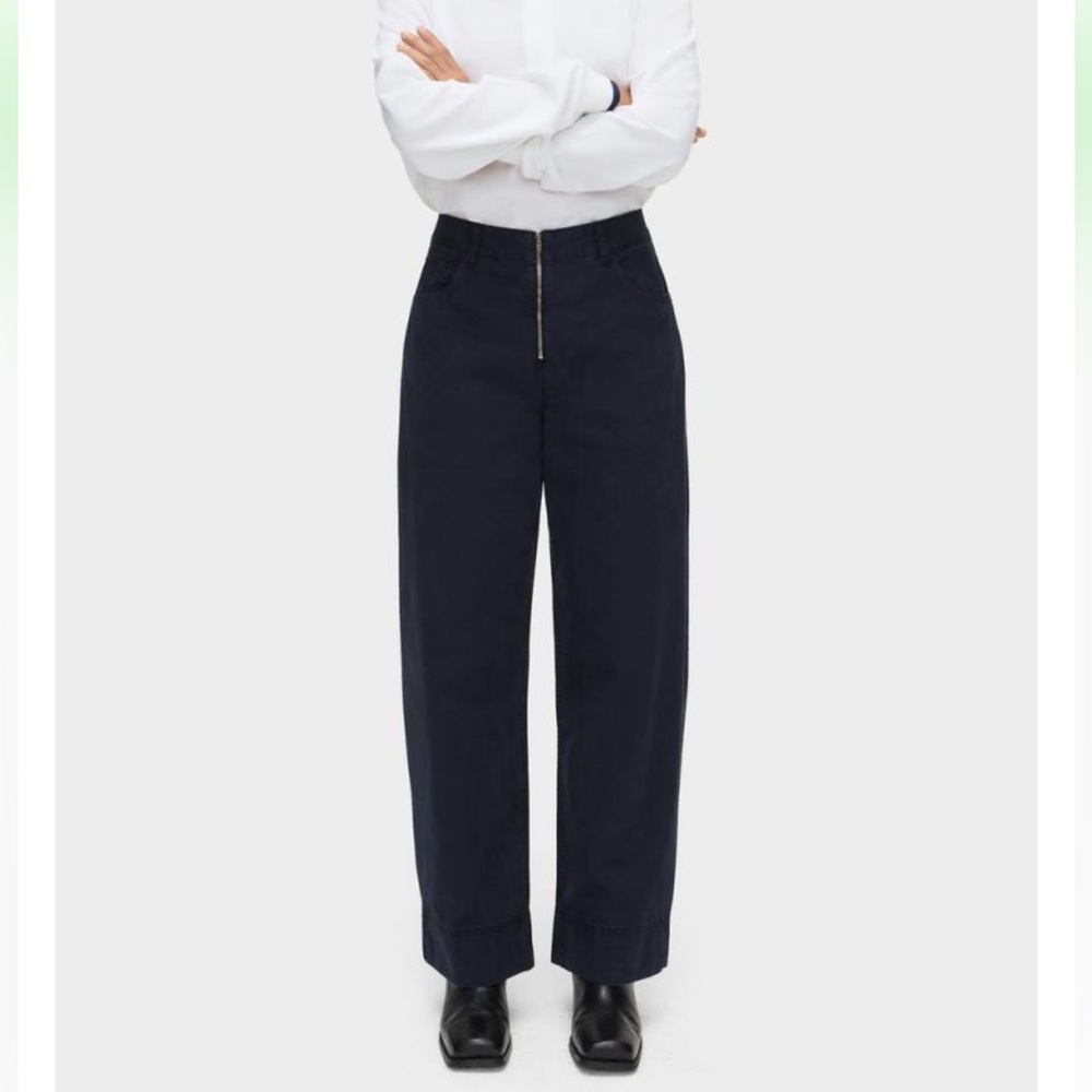 ALIGNE Nyah Navy‎ Barrel Pants Size 24 NWT